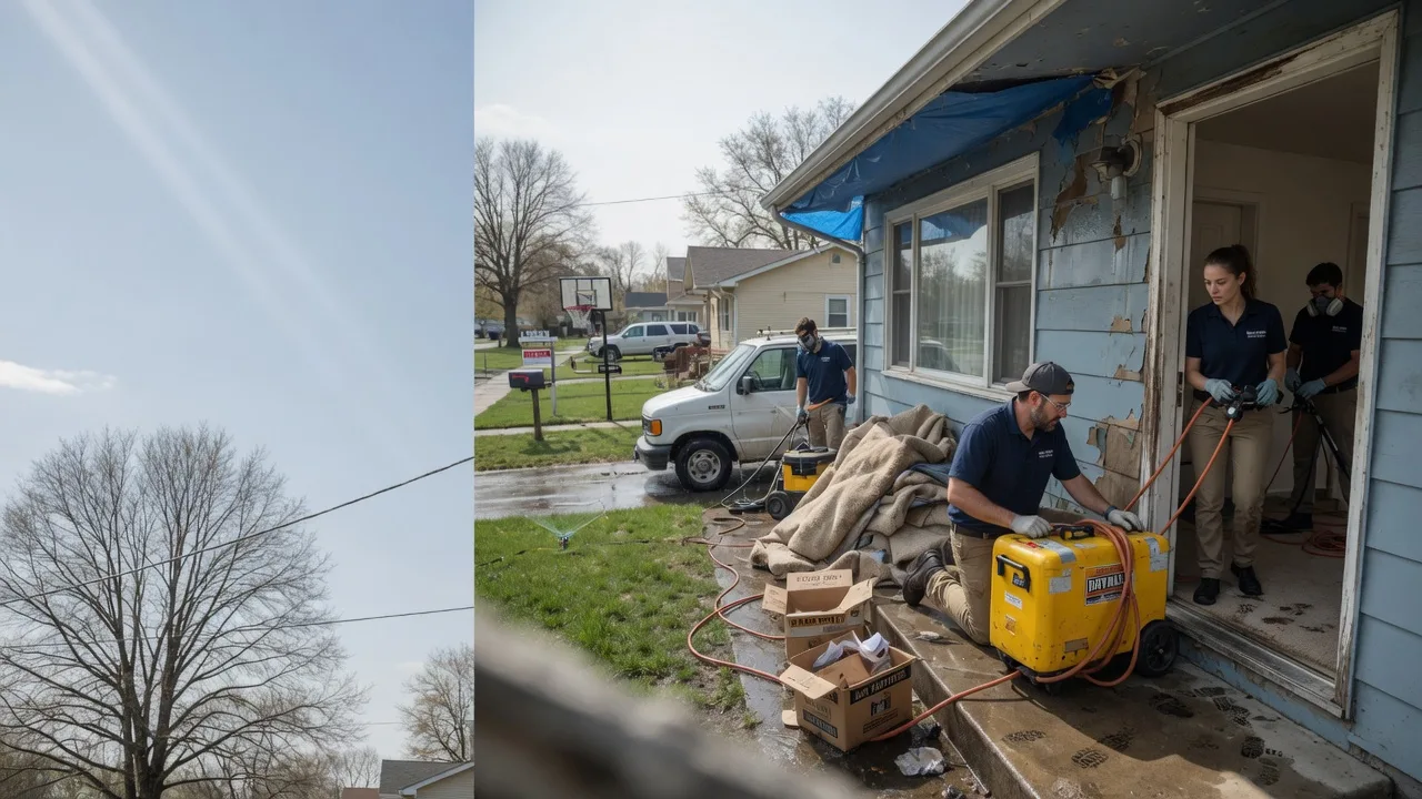 Basement Flood Cleanup in Canute, OK near me